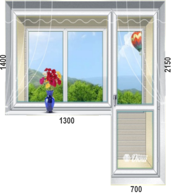 купить трехстворчатое окно пвх